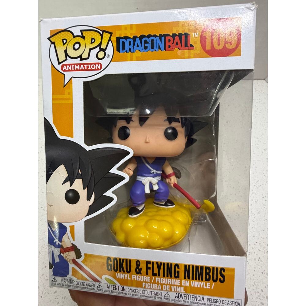 NEW FUNKO POP! ANIMATION #109 DRAGONBALL GOKU & FLYING NIMBUS VINYL FIGURE